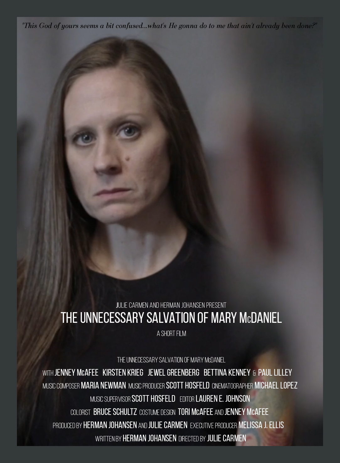 The Unnecessary Salvation of Mary McDaniel (2020)
